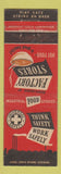 Matchbook Cover - Factory Stores Safety WEAR
