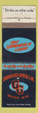 Matchbook Cover - Goodrich Gulf Chemicals Institute WV WEAR