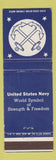 Matchbook Cover - US Navy WEAR