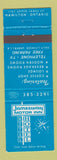 Matchbook Cover - Jamesway Motor Inn Hamilton ON