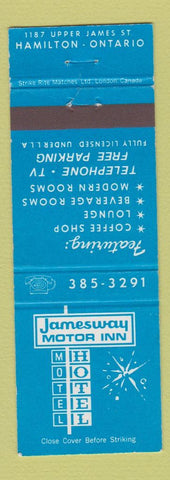 Matchbook Cover - Jamesway Motor Inn Hamilton ON