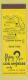 Matchbook Cover - Lockheed Air Terminal Los Angeles CA