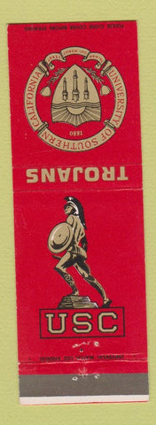 Matchbook Cover - USC Trojans Southern California Trojans Los Angeles CA