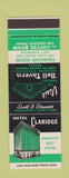 Matchbook Cover - Hotel Claridge Mephis TN