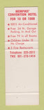Matchbook Cover - Hotel Claridge Mephis TN