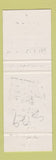 Matchbook Cover - Mary's Snack Bar Coffee Shop Vanada BC