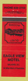 Matchbook Cover - Eagle View Motel Malakwa BC ORANGE