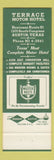 Matchbook Cover - Terrace Motor Hotel Austin TX