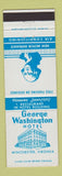 Matchbook Cover - George Washington Hotel Winchester VA