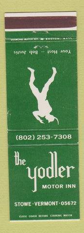 Matchbook Cover - The Yodler Motor Inn Stowe VT