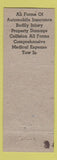 Matchbook Cover - State Auto Insurance Association Robinson Ligonier IN WEAR