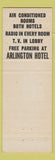 Matchbook Cover - Mayfair Hotel Charlotte NC