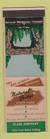 Matchbook Cover - Natural Bridge State Park Slade KY WEAR