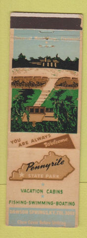 Matchbook Cover - Pennyrile State Park Dawson Springs KY WEAR