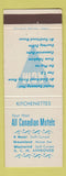 Matchbook Cover - All Canadian Motels Swift Current Moose Jaw SK