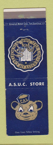 Matchbook Cover - University of California Cal Berkeley CA Bears