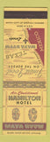 Matchbook Cover - Hamilton Hotel Laredo TX Maya Room