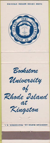 Matchbook Cover - University of Rhode Island Kingston RI
