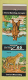 Matchbook Cover - San Diego Zoo CA Jaguar Brown Bear