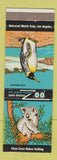 Matchbook Cover - San Diego Zoo CA King Penguin Koala
