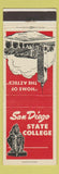 Matchbook Cover - San Diego State Aztecs CA
