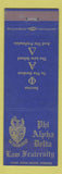 Matchbook Cover - Phi Alpha Beta Law Fraternity