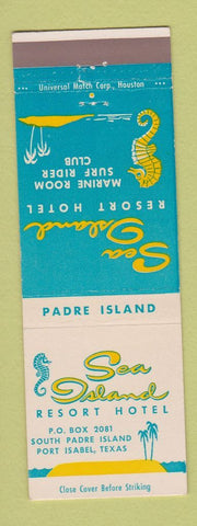 Matchbook Cover - Sea Island Resort Hotel Port Isabel TX