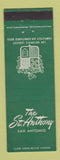 Matchbook Cover - The St Anthony Hotel San Antonio TX