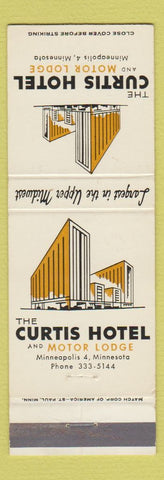 Matchbook Cover - Curtis Hotel Minneapolis MN