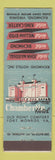 Matchbook Cover - Chamberlin Hotel Fort Monroe VA Richmond