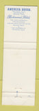 Matchbook Cover - America House Motor Inns Petersburg VA