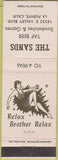Matchbook Cover - The Sands La Puente CA girlie