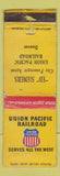Matchbook Cover - Union Pacific Railroad Denver Colorado Ed Siemers POOR