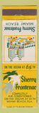 Matchbook Cover - Sherry Frontenac Miami Beach FL hotel WEAR