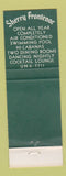 Matchbook Cover - Sherry Frontenac Miami Beach FL hotel WEAR