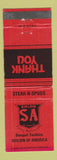 Matchbook Cover - Sirloin of America WEAR