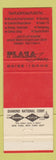 Matchbook Cover - Plaza on the Four Flags Boise ID