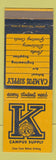 Matchbook Cover - Kent State University Campus Supply