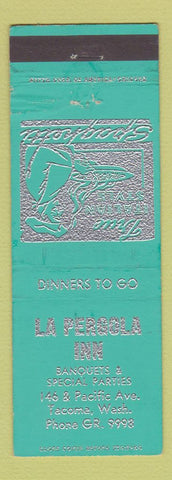 Matchbook Cover - La Pergola Inn Tacoma WA