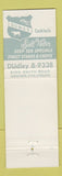 Matchbook Cover - Salt Water Dumas Denver Colorado lobster