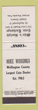 Matchbook Cover - Mike's Guelph Coin Exchange ON