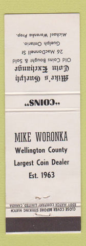 Matchbook Cover - Mike's Guelph Coin Exchange ON