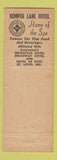 Matchbook Cover - Kemper Lane Hotel Cincinnati OH WEAR