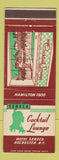 Matchbook Cover - Seneca Cocktail Lounge Hotel Seneca Rochester NY