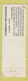 Matchbook Cover - Greenfield's Detroit MI Mills Restaurants WEAR