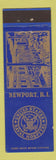Matchbook Cover - United States Naval Hospital Newport RI