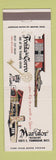 Matchbook Cover - Maridor Restaurant Framingham MA Fonda Del