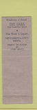 Matchbook Cover - New Oaks Minnesota City MN