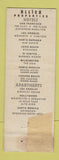 Matchbook Cover - Robinson Hotel Long Beach CA WEAR