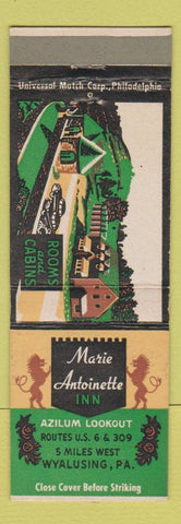Matchbook Cover - Marie Antoinette Inn Wyalusing PA